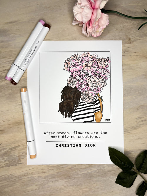 La Fleur - Free Downloadable Coloring Page