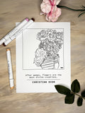 La Fleur - Free Downloadable Coloring Page