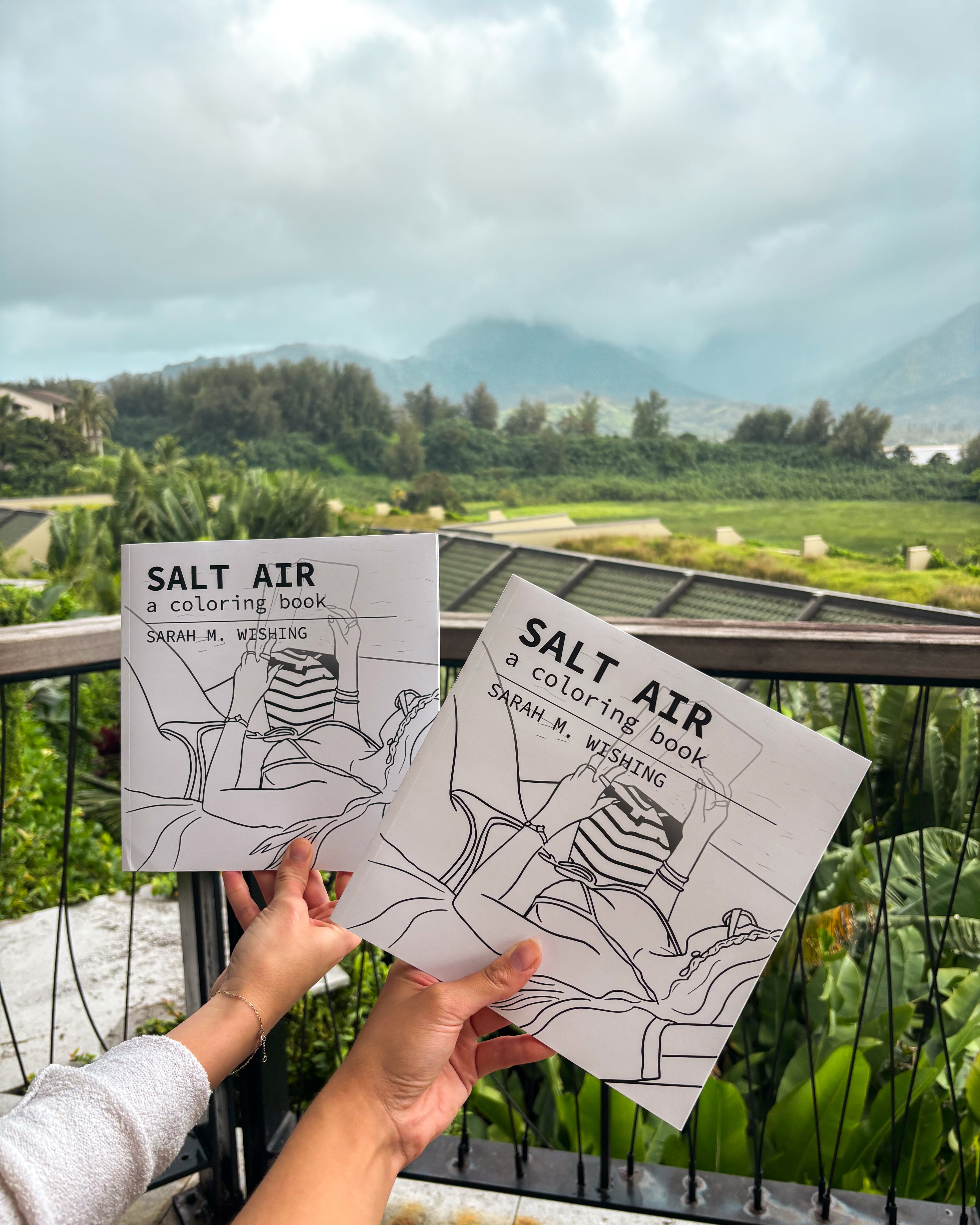 Salt Air - A Coloring Book by Sarah M Wishing