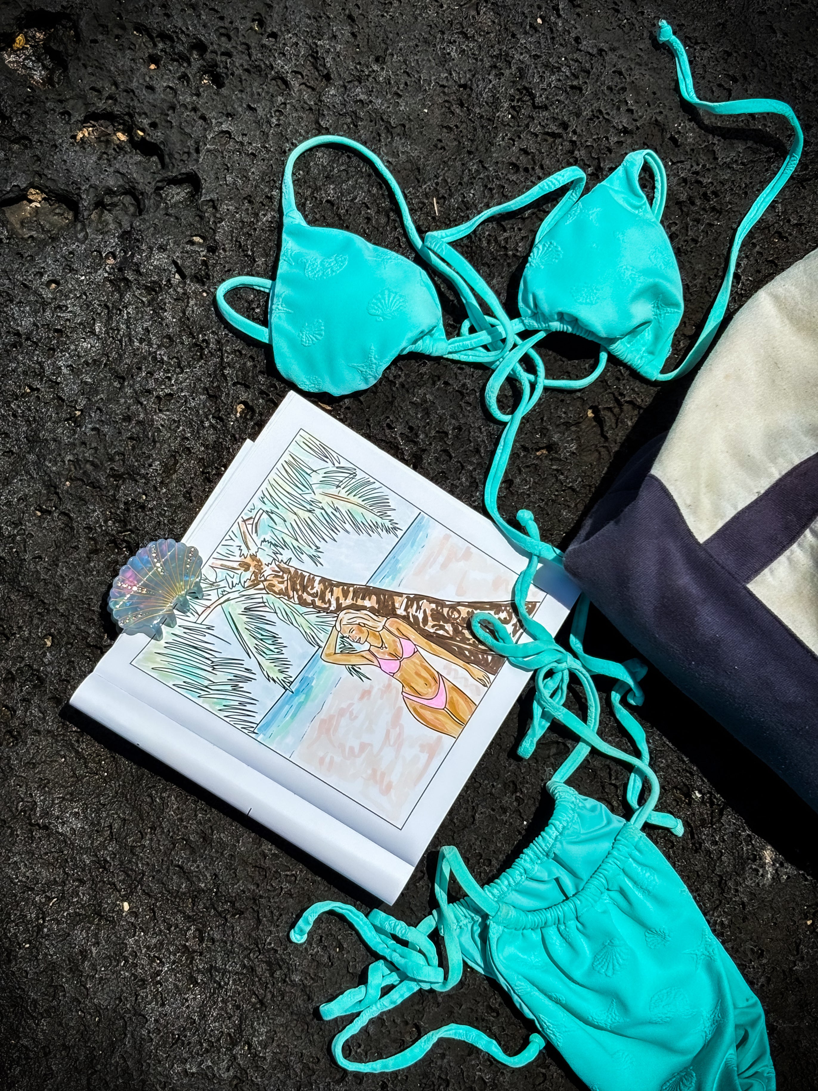 Salt Air - A Coloring Book by Sarah M Wishing