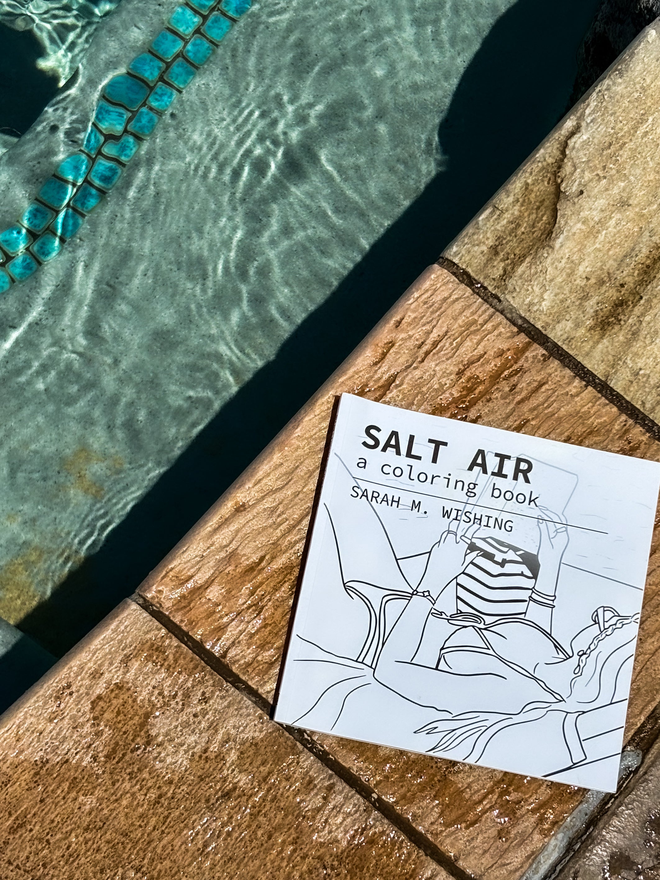Salt Air - A Coloring Book by Sarah M Wishing